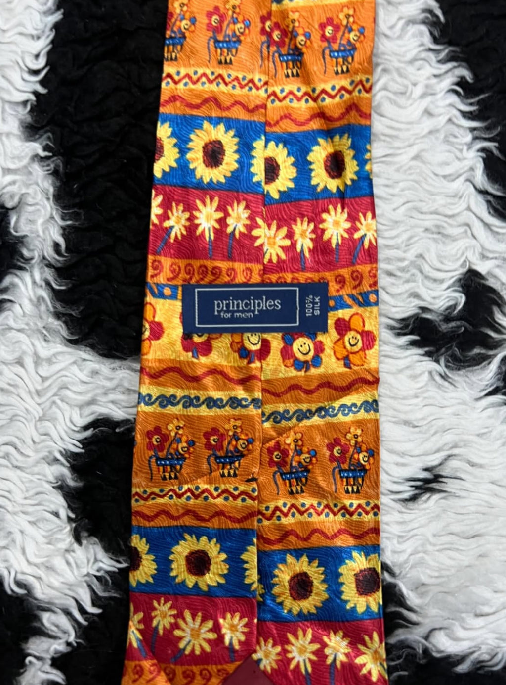 Whimsical Principles Floral Tie