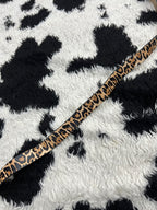 Narrow Cheetah Print Belt