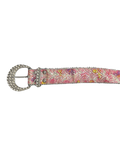 Glitter Pink Lace Belt