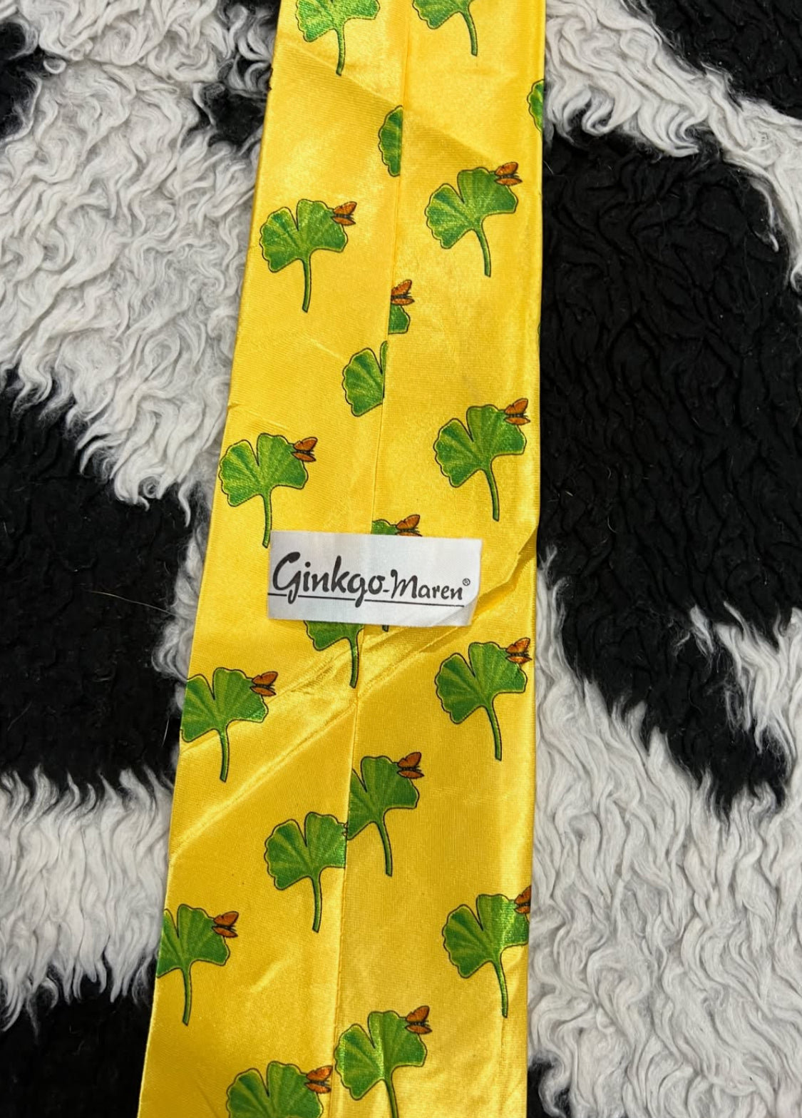Butterfly on Leaf Tie