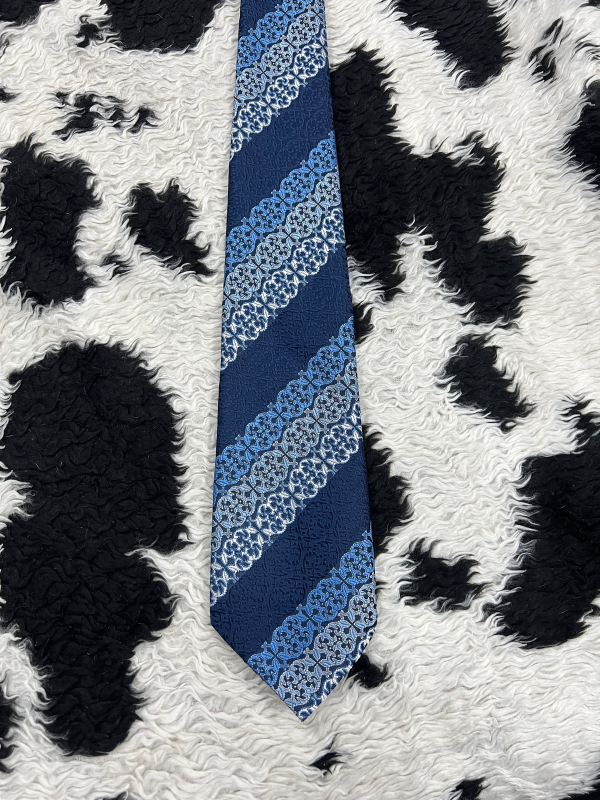 St. Micheal Blue Embroidered Tie