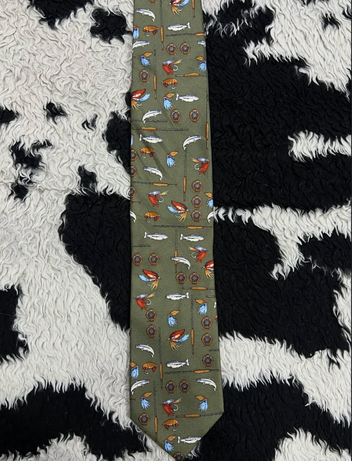 Fishing Graphic Tie