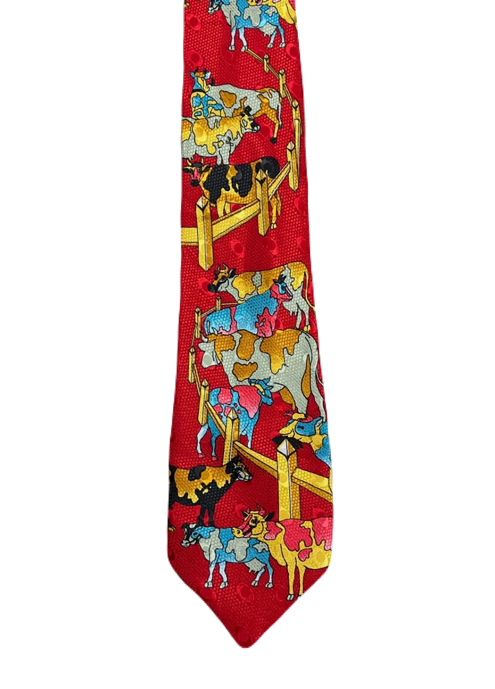 Cows in a Barn Tie