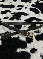 Golden Glitter Black Belt