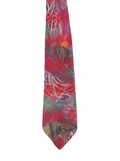 Jose Piscador Pink Abstract Tie