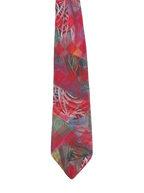 Jose Piscador Pink Abstract Tie