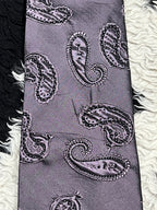 Micheals Purple Paisley Tie