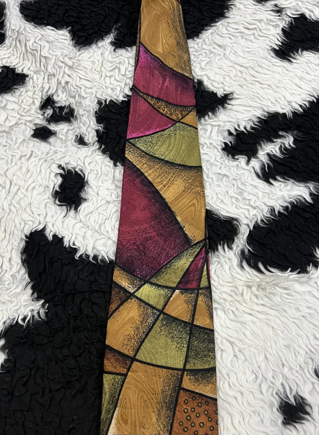 J.T Beckett Abstract Tie