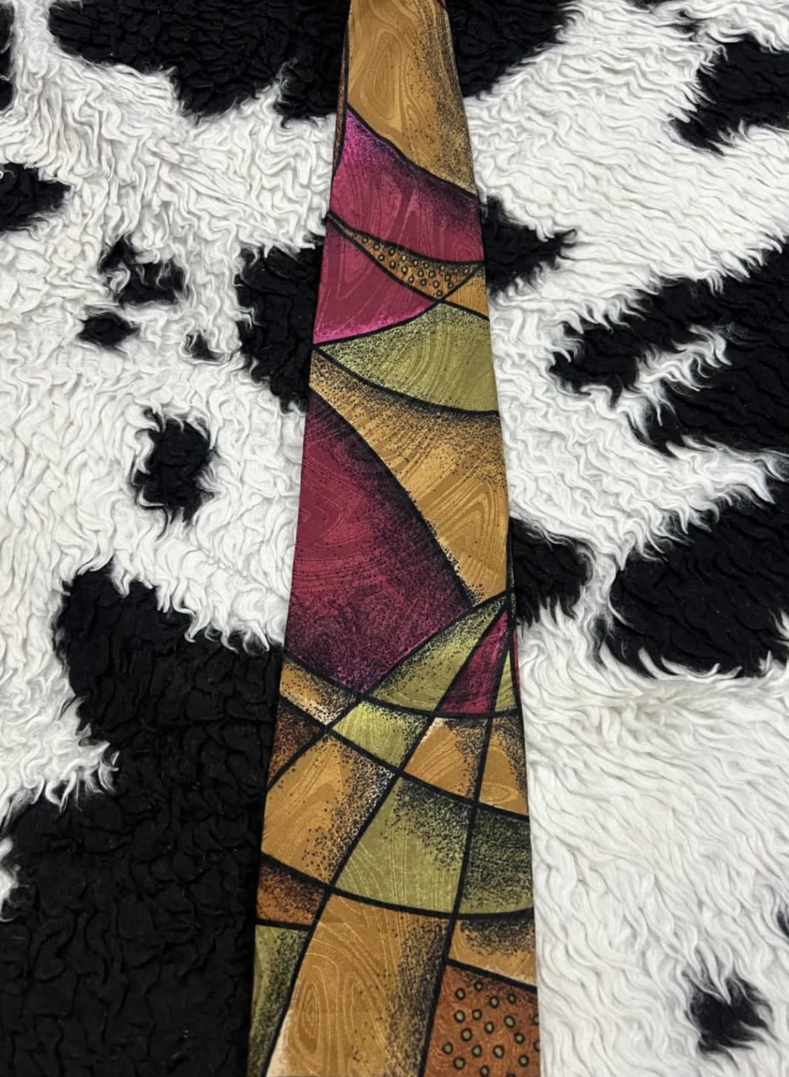 J.T Beckett Abstract Tie