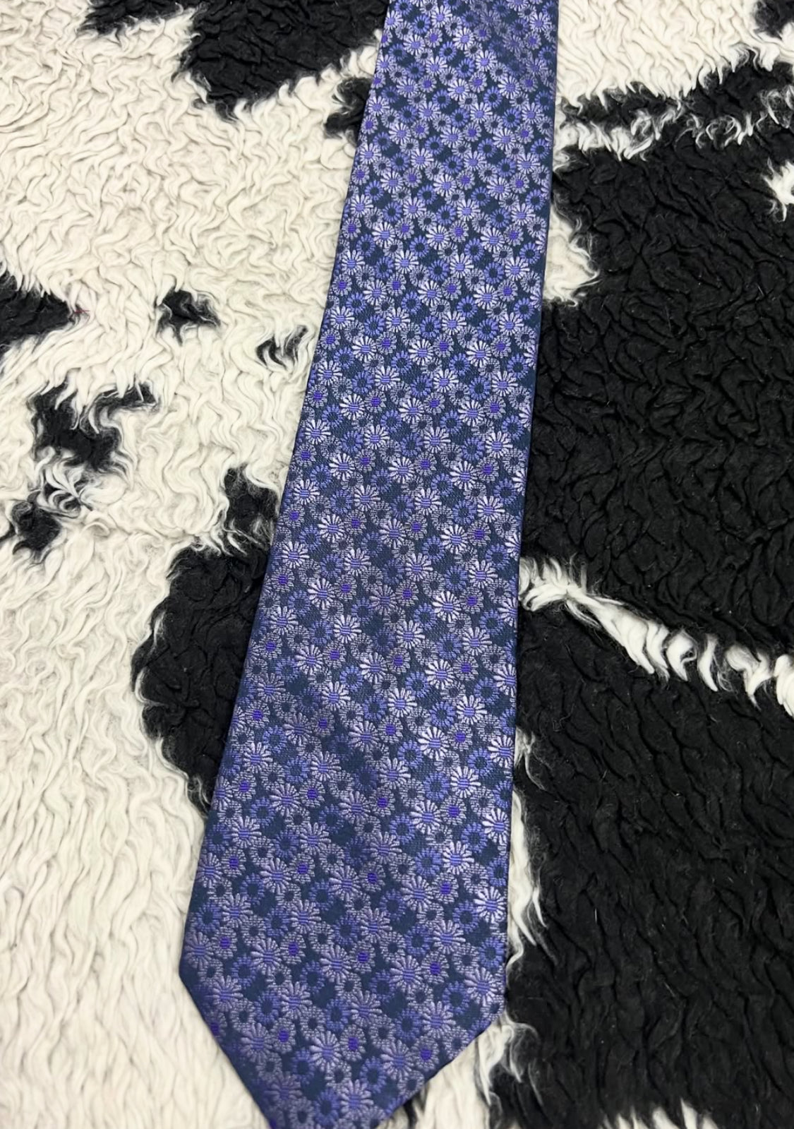 Purple Floral Tie