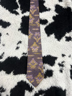 TOOTAL Purple & Gold Tie