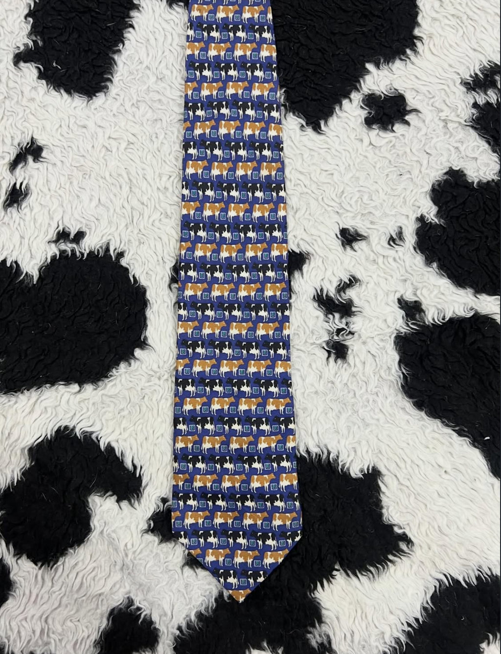 Cows Graphic Tie