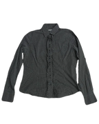 TM Lewins Black Dotted Women's Buttonup