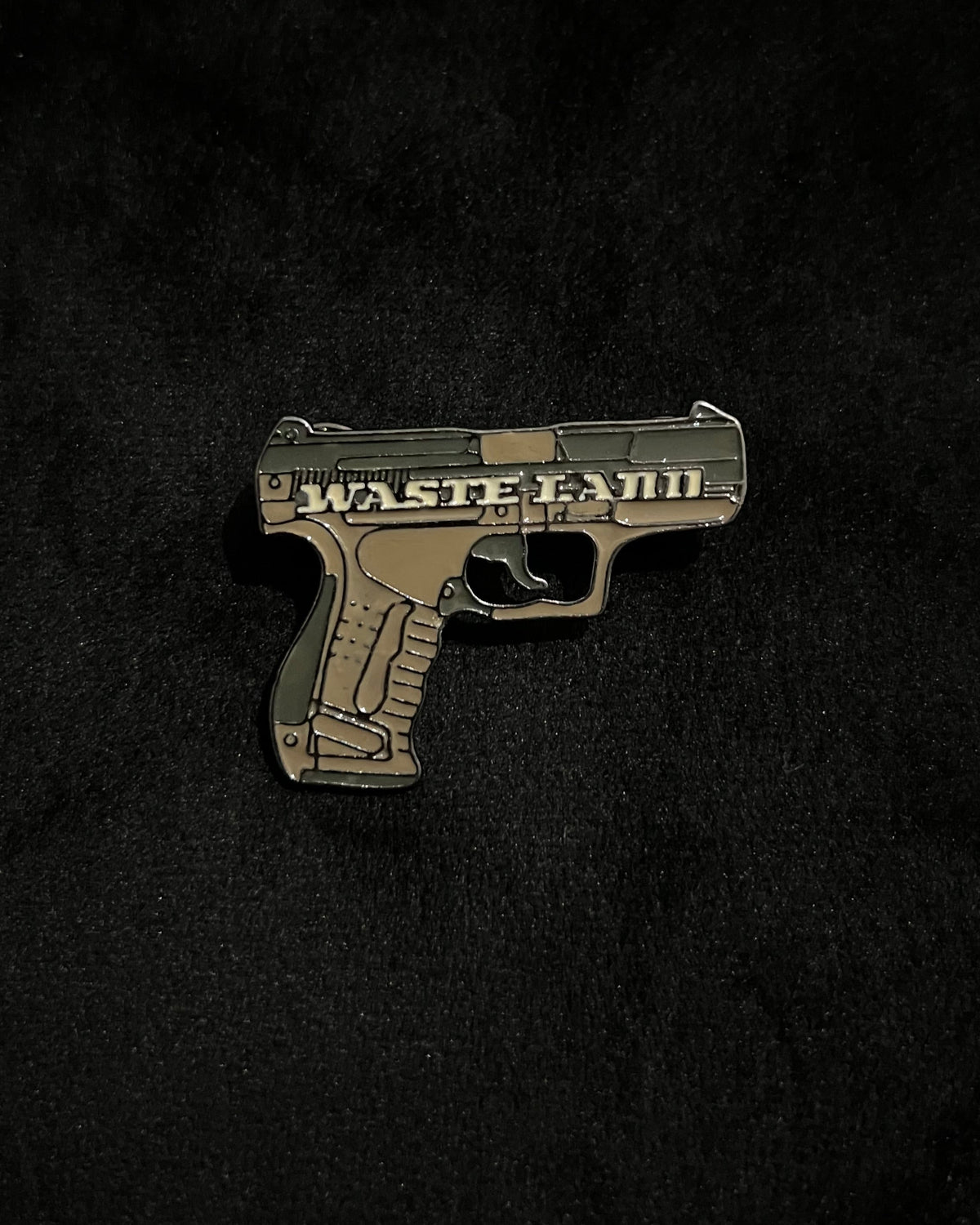 Wasteland Gun Metal Pin