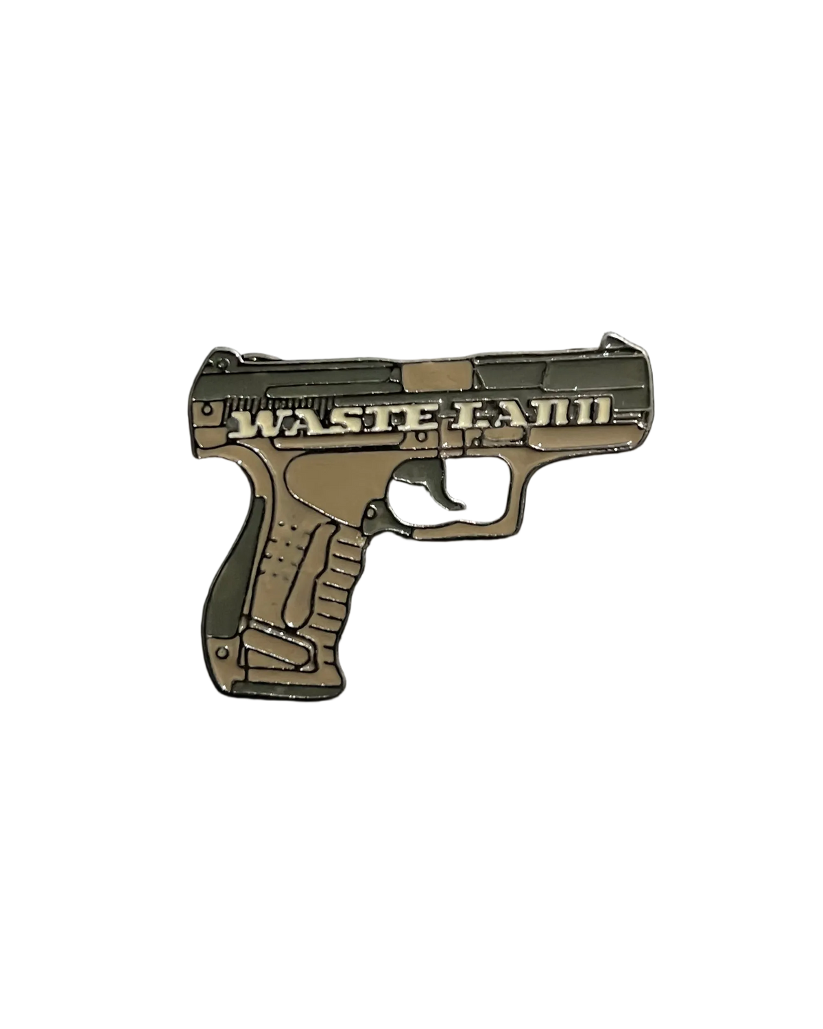 Wasteland Gun Metal Pin