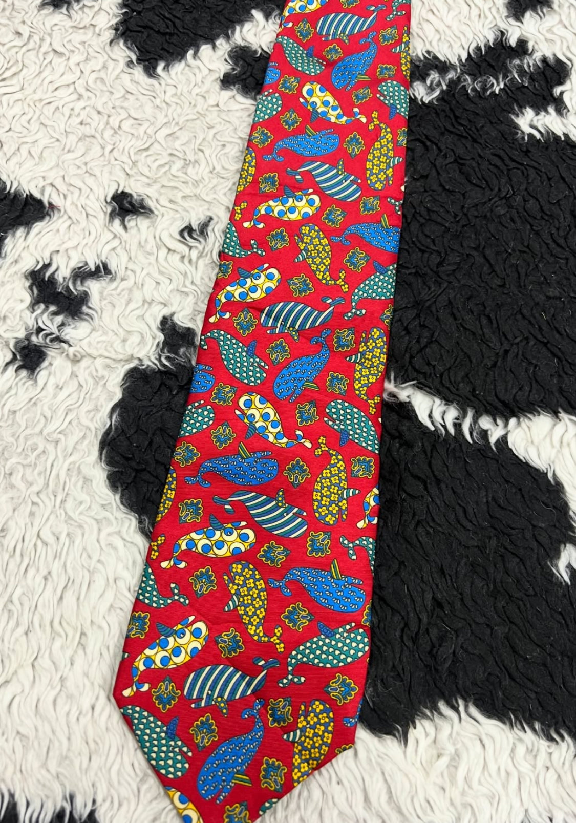 Whimsical Whales Tie