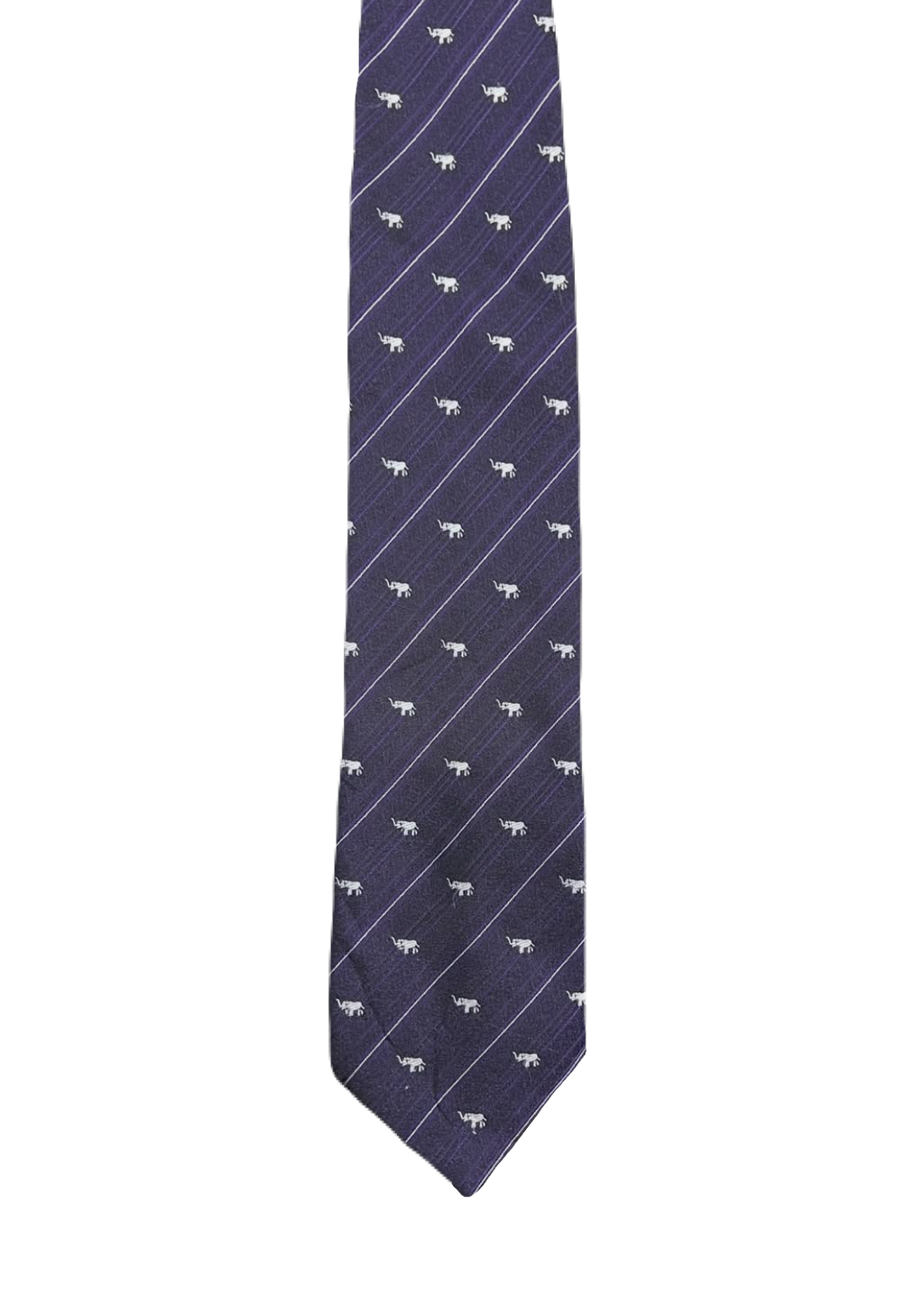 Purple Elephants Tie