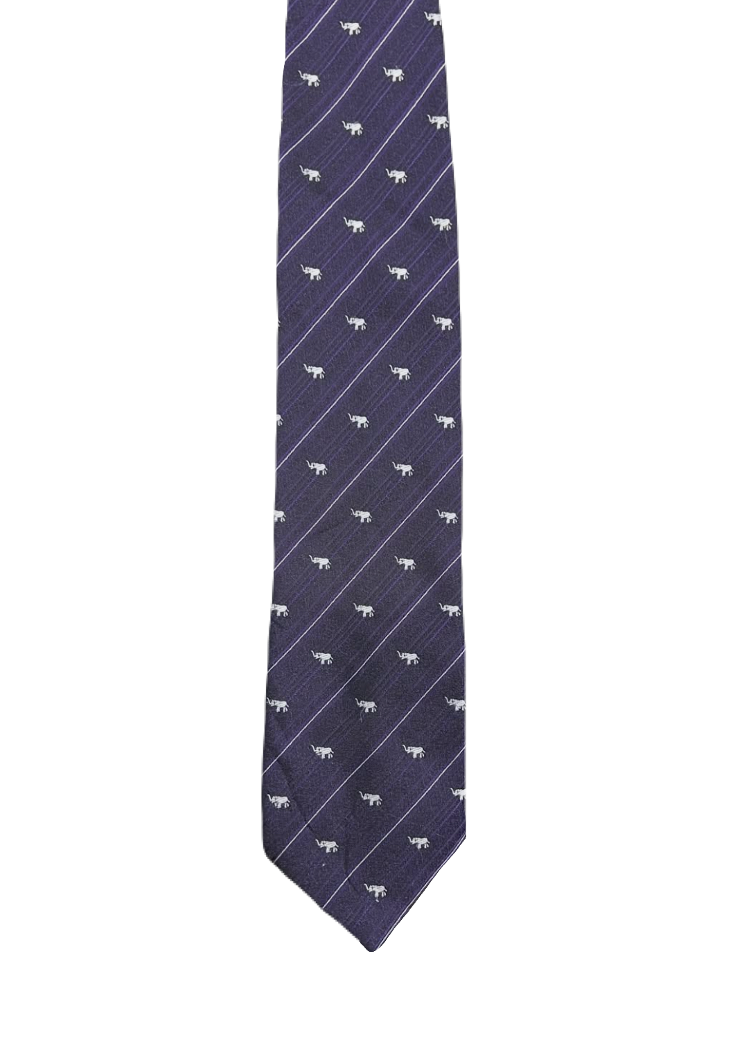 Purple Elephants Tie