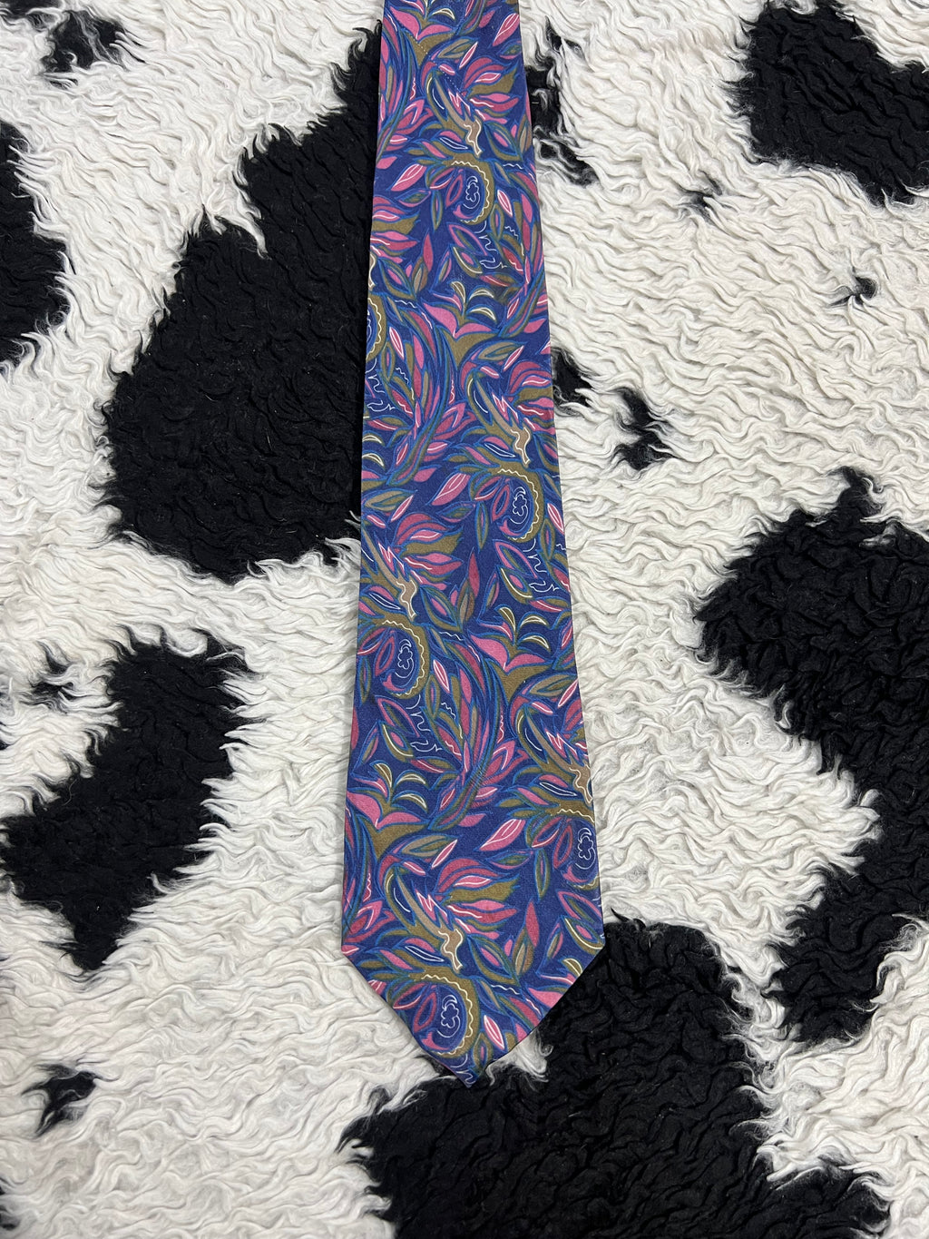 Rome Pink & Blue Tie