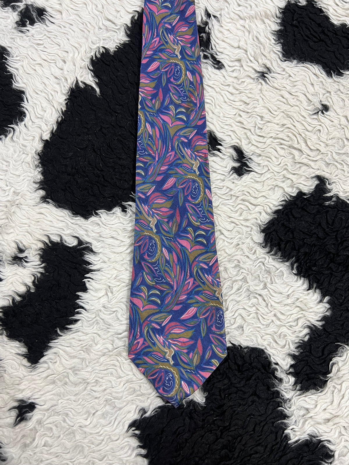 Rome Pink & Blue Tie
