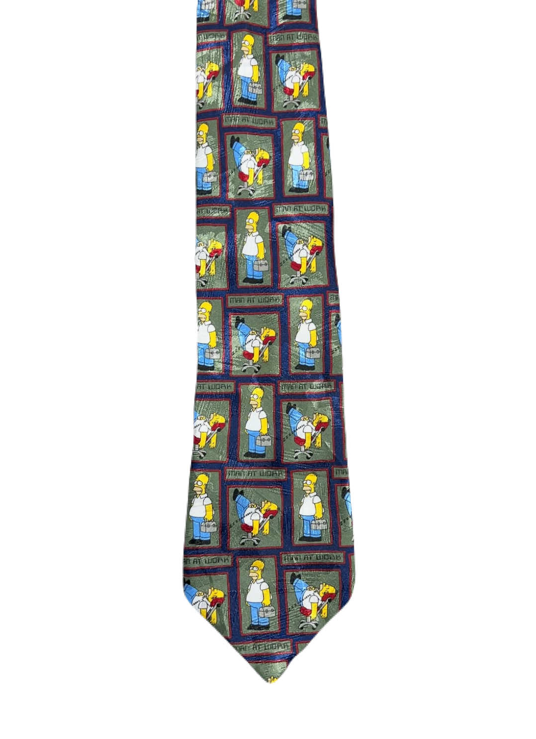 Homer Simpson "Man at Work" Tie