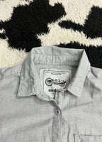 Skull Embroidered Buttonup