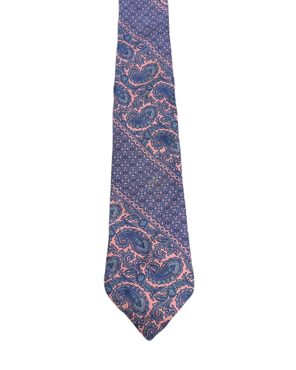 Stafford Blue & Pink Paisley Tie