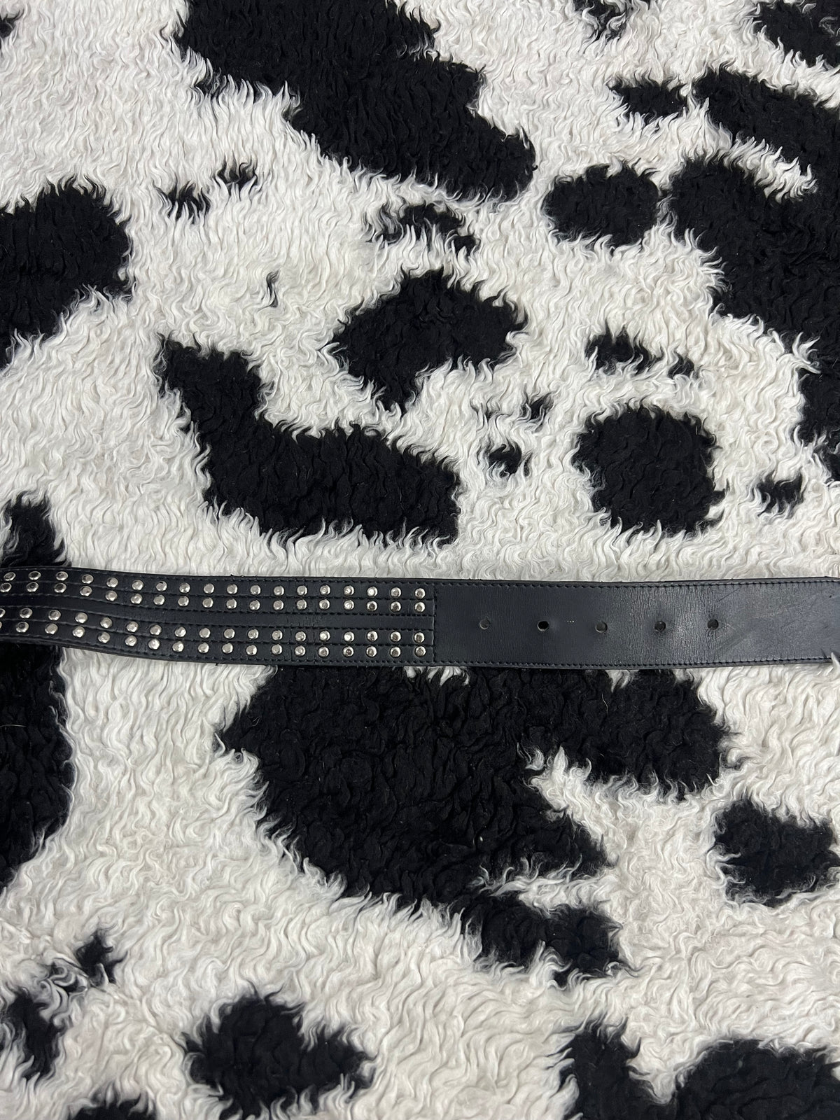 Black Studded Belt