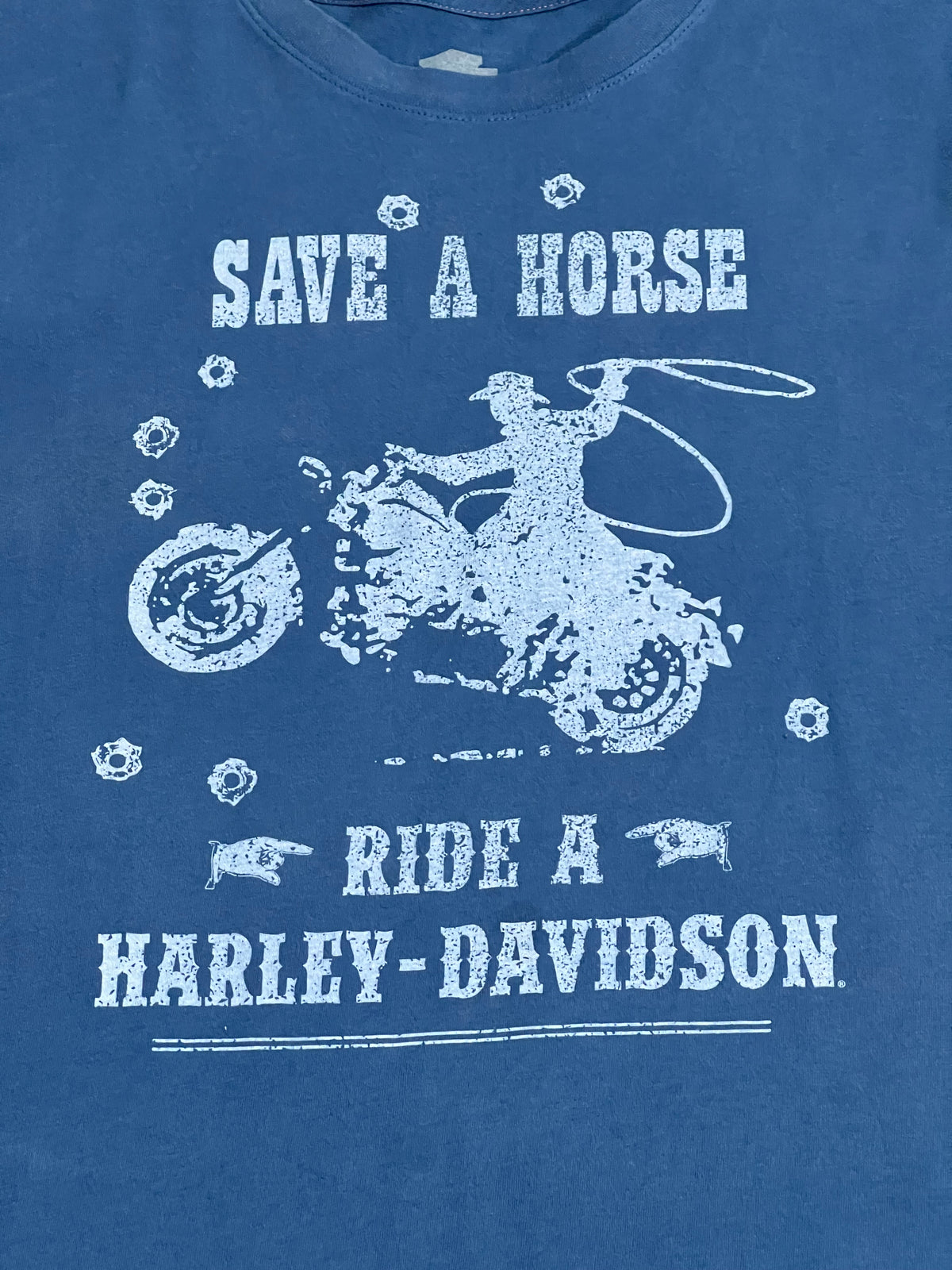 Save a Horse, Ride a Harley Davidson Tee (Extra Large)