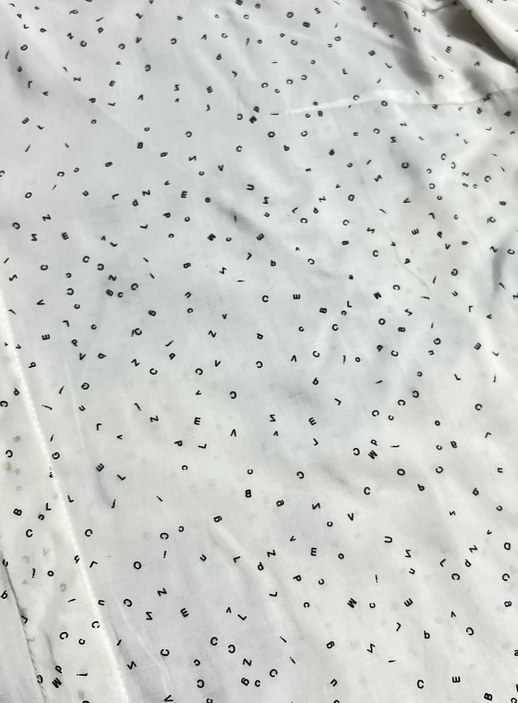 Letters Printed Buttonup