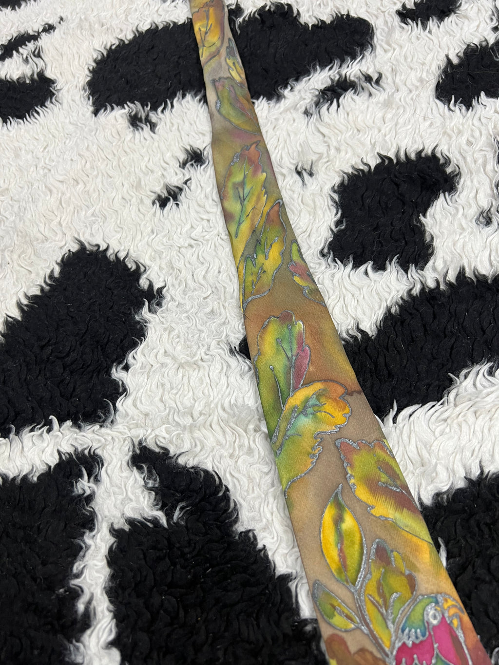 Painted Parrots Tie