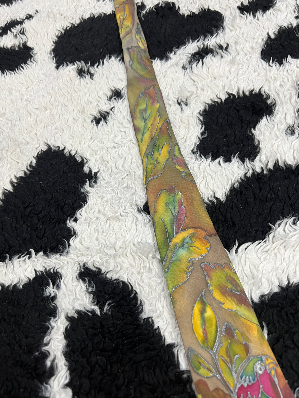 Painted Parrots Tie