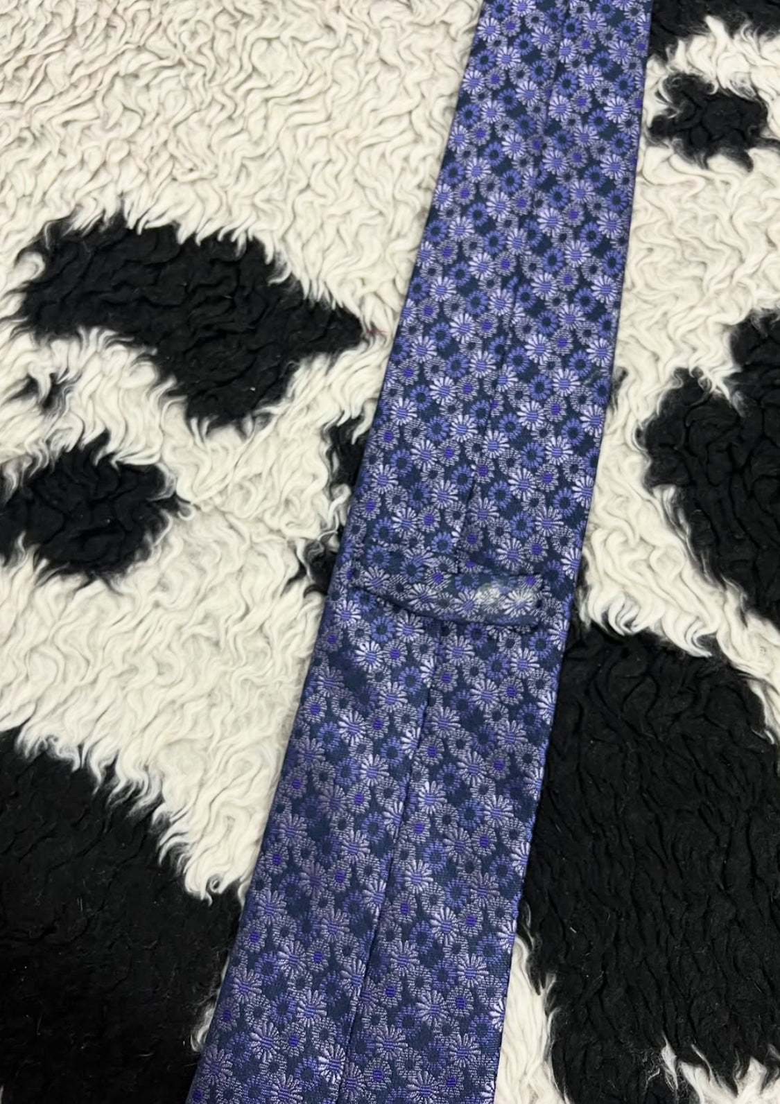 Purple Floral Tie