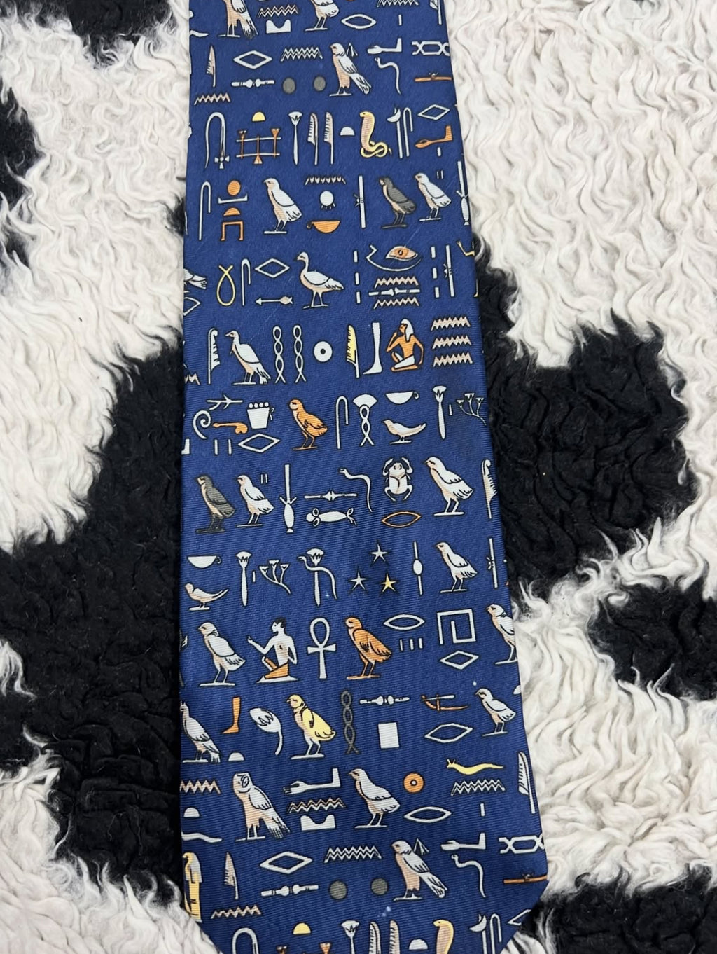 Egypt Graphic Tie by The Brooklyn Museum