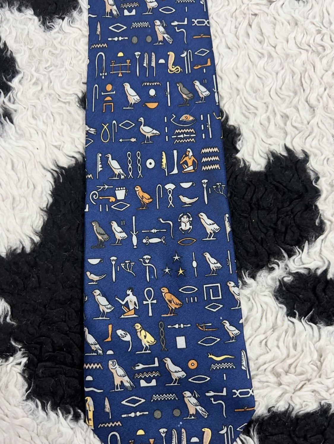 Egypt Graphic Tie by The Brooklyn Museum
