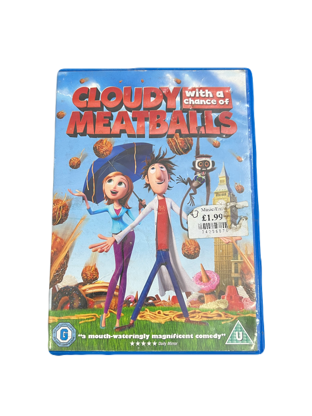 Cloudy with a Chance of Meatballs DVD