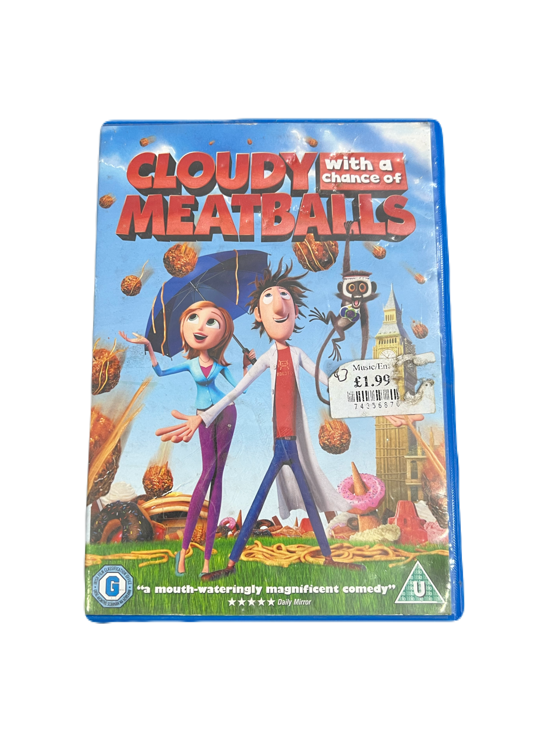 Cloudy with a Chance of Meatballs DVD
