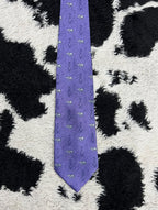 Purple Elephants Tie