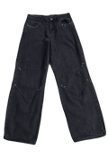 Favela Black Studded Denims (Waist 34)