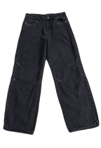 Favela Black Studded Denims (Waist 34)