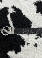 Ellen Tracy Black Scaled Belt