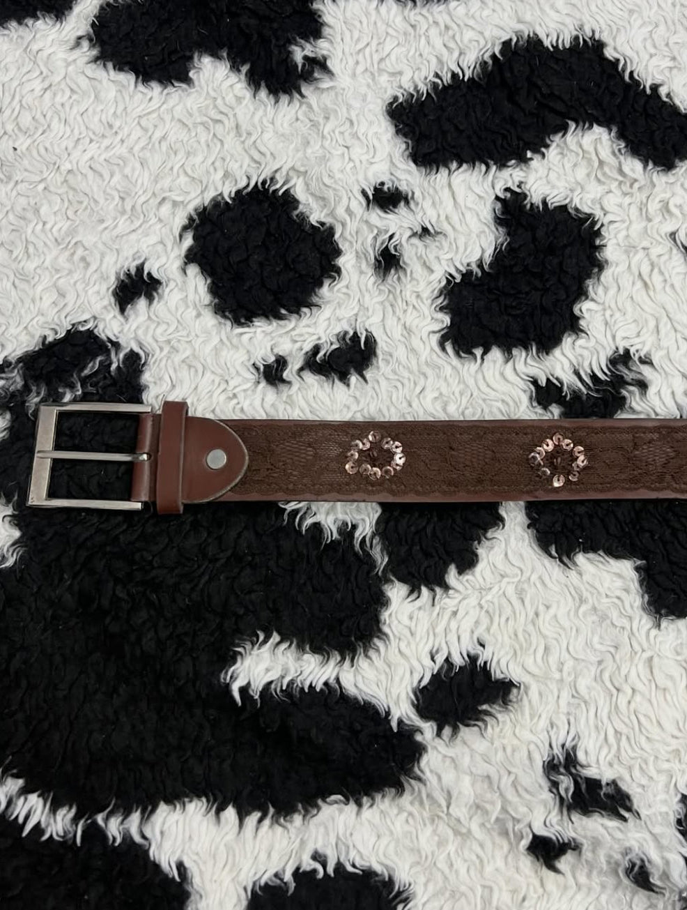 Brown Laced Belt