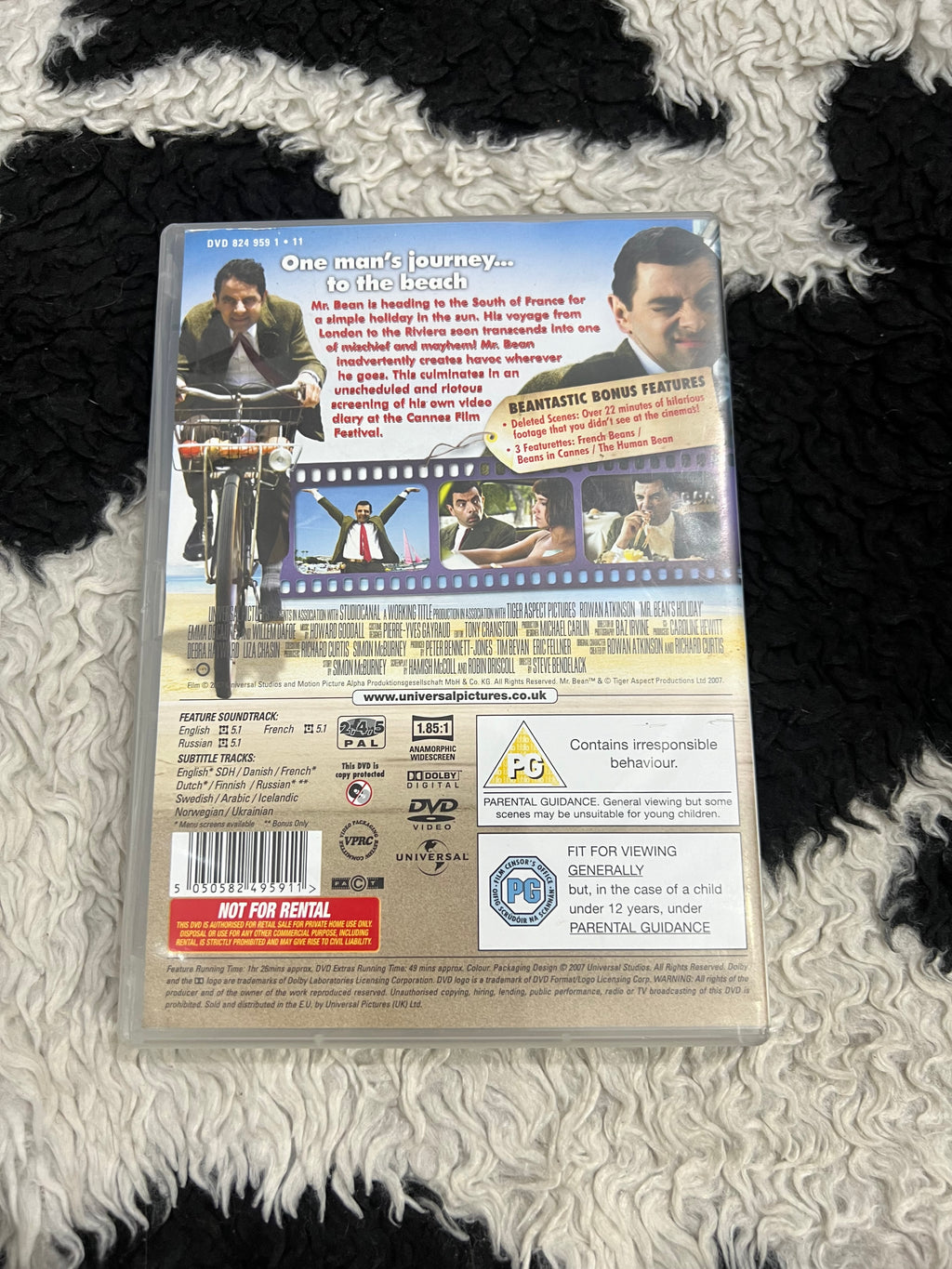 Mr. Bean's Holiday DVD