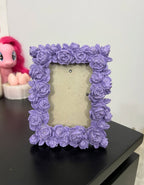 Purple Flowers Photo Frame