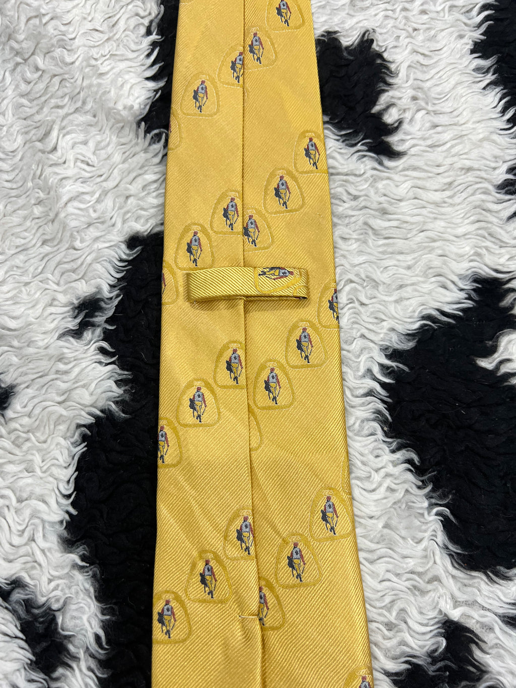 Equestrian Embroidered Tie