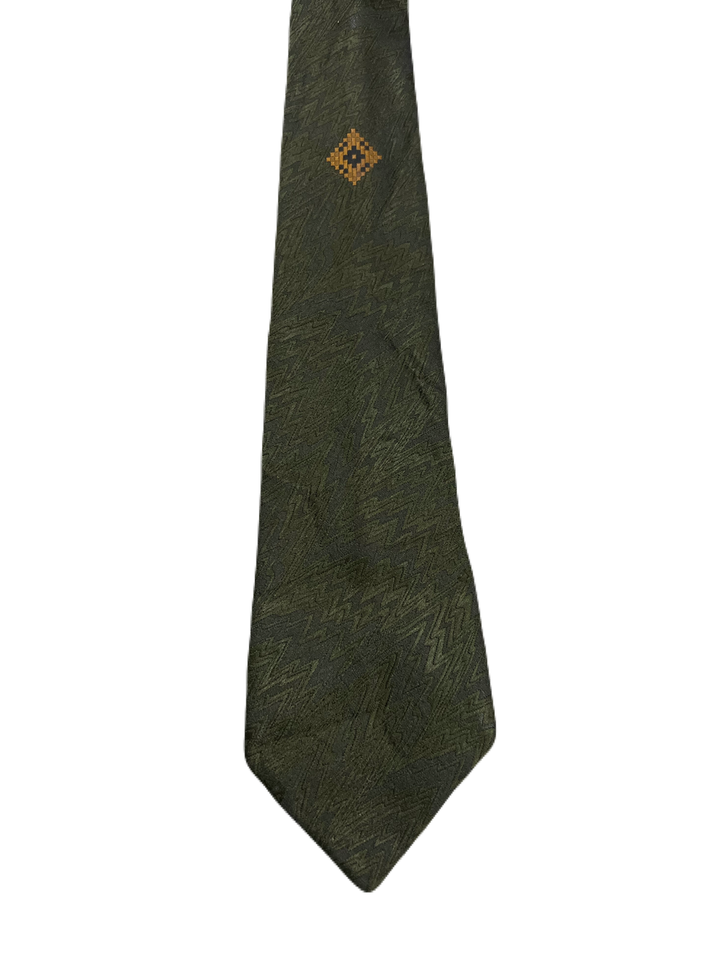 St. Micheal Geometric Green Tie