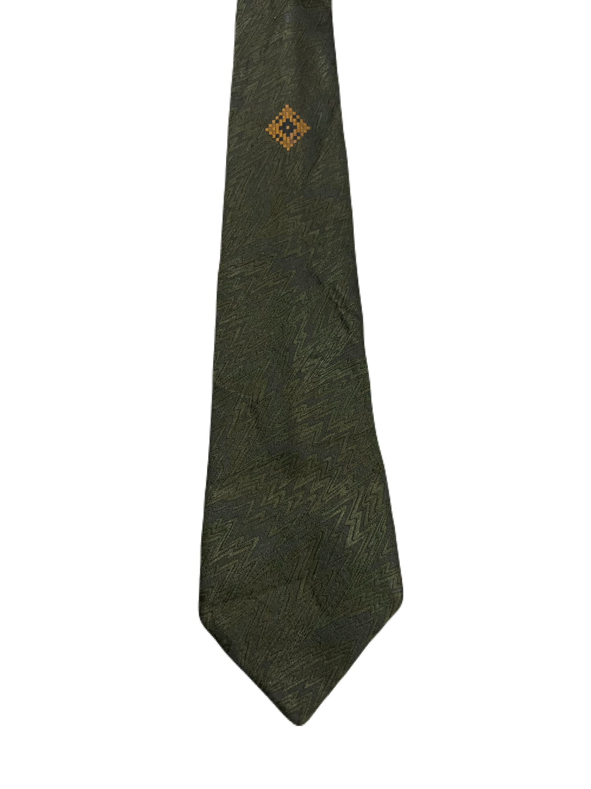St. Micheal Geometric Green Tie