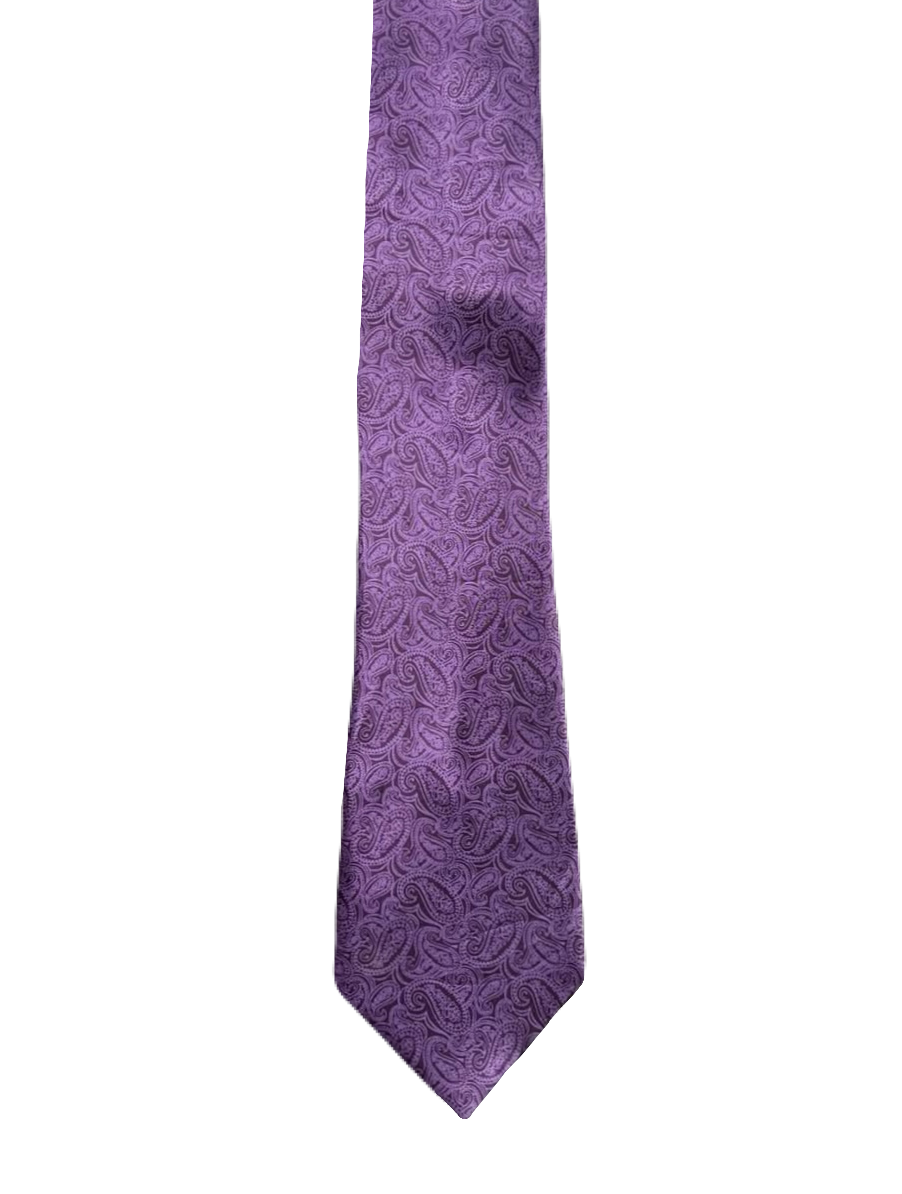 Purple Paisley Tie