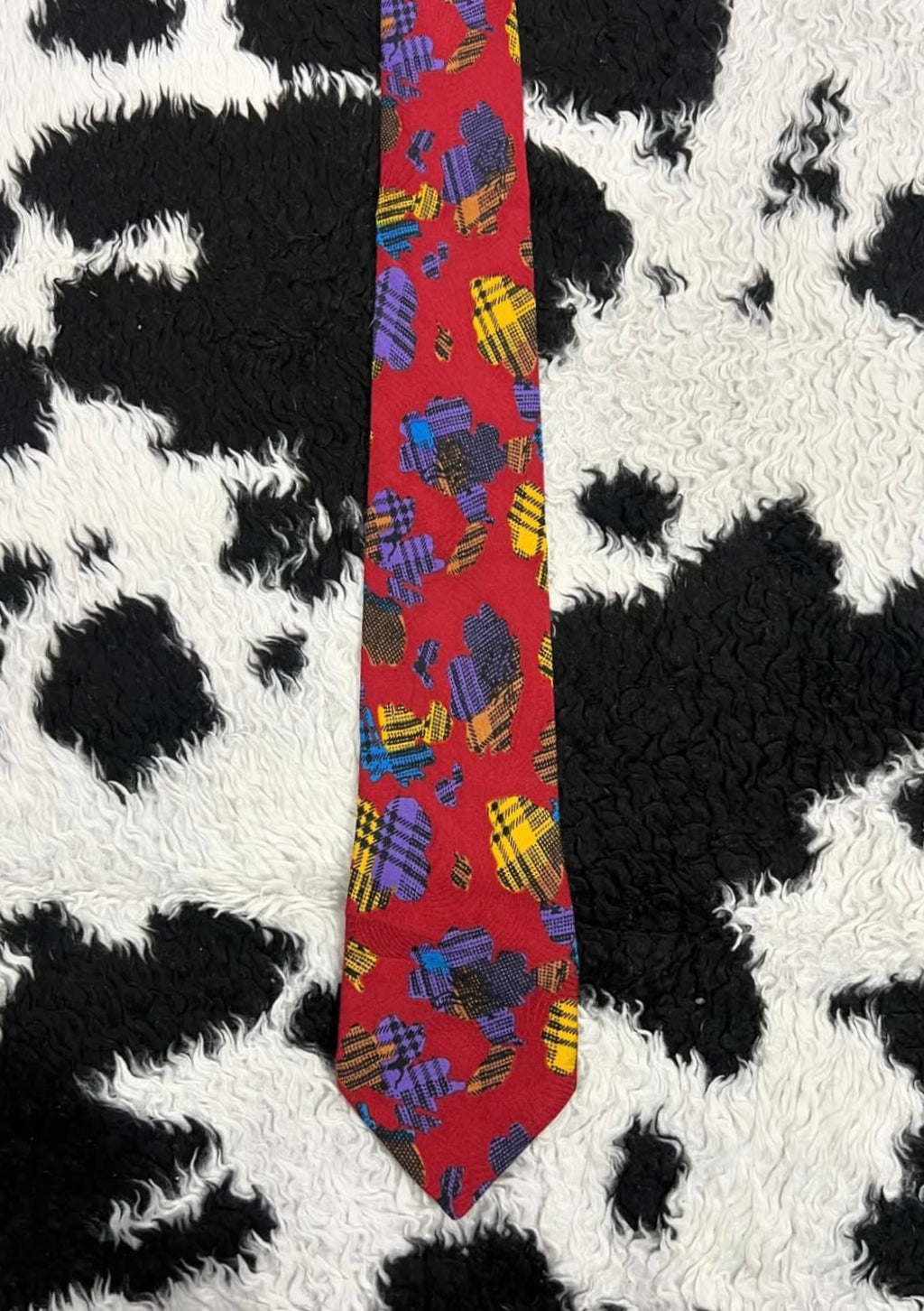 Red Patchwork Tie