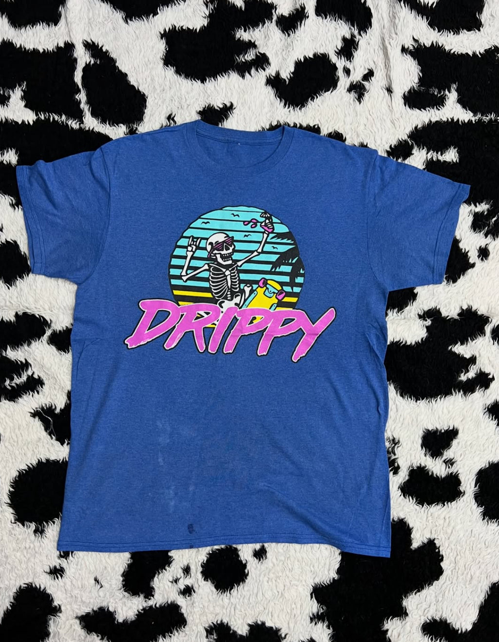 Drippy Skeleton Tee (Medium)
